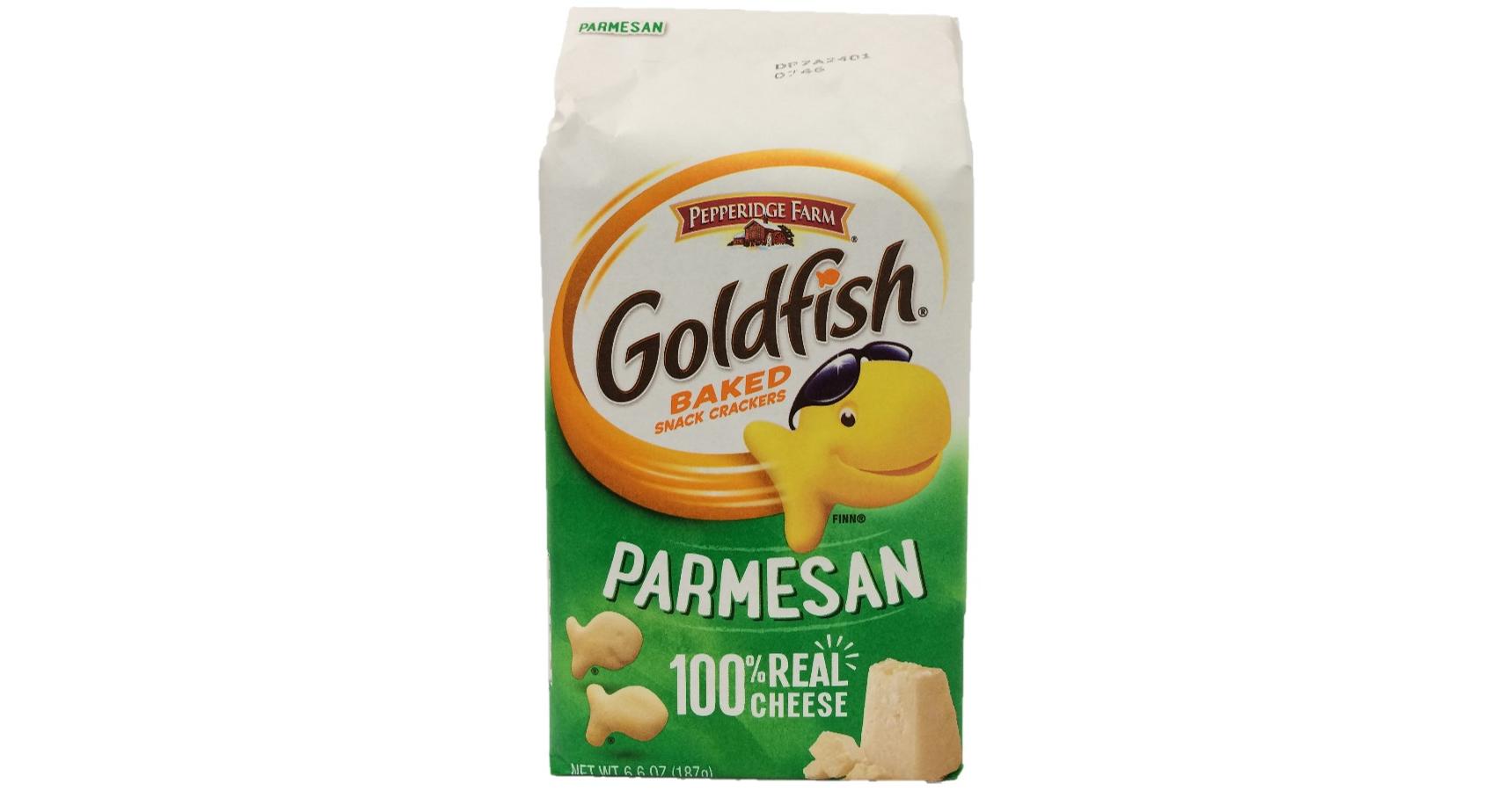 Goldfish Parmesan sajt ízesítésű ropogós kréker 187g